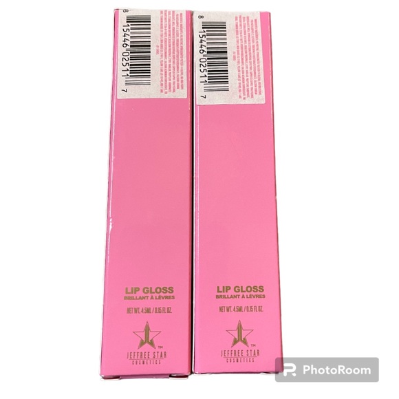 NIB Jeffree Star “The Gloss” Liquid Lipgloss in Crystal Kiss-Bundle of 2 - Picture 5 of 7
